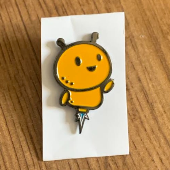 Smiling Rocket Pin - Picture 2 of 5